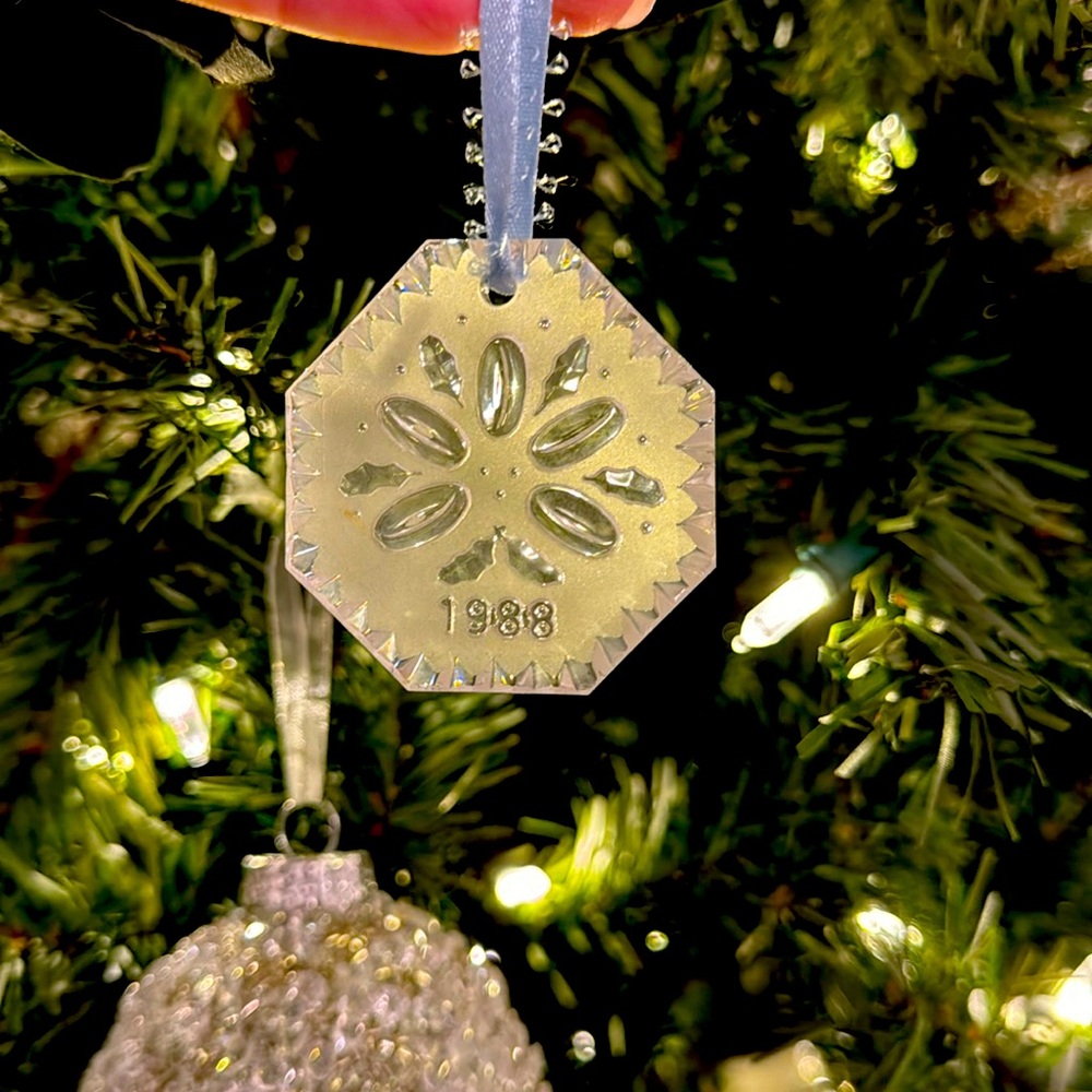 Waterford Crystal 1988 Christmas Ornament